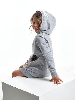 Платье UD 6875 серый - Mini maxi фото 4