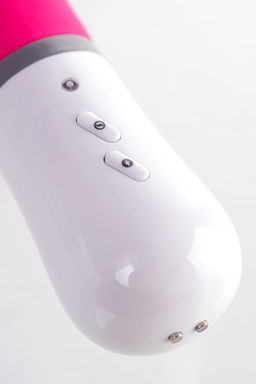 Вибратор LOVENSE Nora с клиторальным стимулятором, силикон, розовый, 24 см