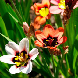 Спараксис трехцветный микс 10 шт