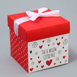 Коробка складная С любовью, 15 15 15 см