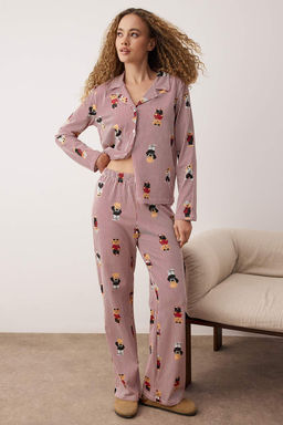 Cok Renkli Animal Suprem Orme Pijama Tak?m? THMAW26PT00171 - Trendyolmilla фото 2