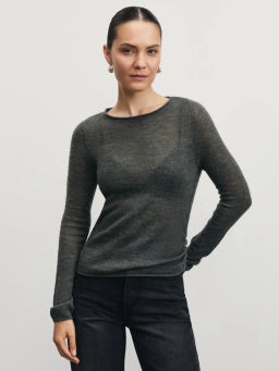 Джемпер с драпировкой с содержанием шерсти / Zarina