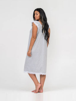 Ночная сорочка женская, цвет серый