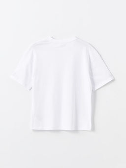 Bisiklet Yaka Basic K?sa Kollu K?z ?ocuk Ti??rt