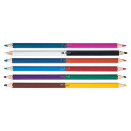 Лео Учись Набор двусторонних карандашей в блистере LNDCP-06 заточенный 10 х 12 цв. в блистерной упаковке