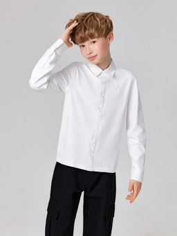 ACOOLA / Сорочка верхняя детская для мальчиков Ollie белый
