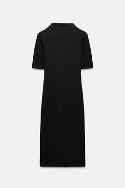 INTERLOCK POLO COLLAR DRESS - Zara фото 5