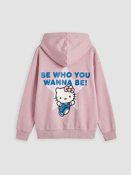 Свитшот Hello Kitty для девочек с капюшоном
