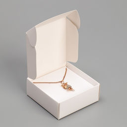 Цена за 5 шт. Коробка под бижутерию, упаковка, «Белая», 7.5 х 7.5 х 3 см