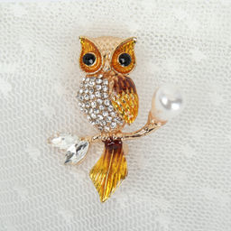 Брошь Сова / 2955 /уп 24/ - Галеонтрейд фото 2