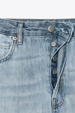 RELAXED LOW-WAIST STRAIGHT-LEG ZW COLLECTION JEANS - Zara фото 8