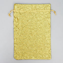 Цена за 5 шт. Мешочек подарочный парча «С Новым годом», 20×30 см ± 1.5 см