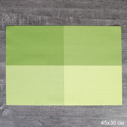 Цена за 1 шт. Салфетка для сервировки стола Квадраты 30х45 см ШТУЧНО / N23-2 /уп 10/300/зеленая