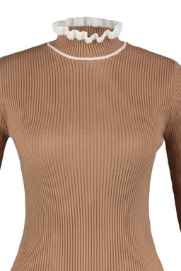 Tas Renk Bloklu Triko Kazak TWOAW22KZ1250 - Trendyolmilla фото 15