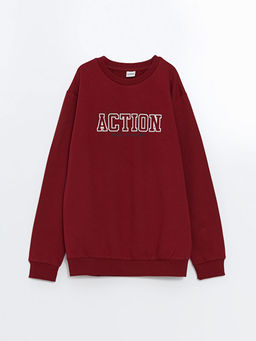 Bisiklet Yaka Erkek ?ocuk Sweatshirt