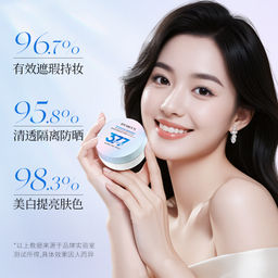 Отбеливающий солнцезащитный крем кушон SPF50+ - Sadoer фото 2