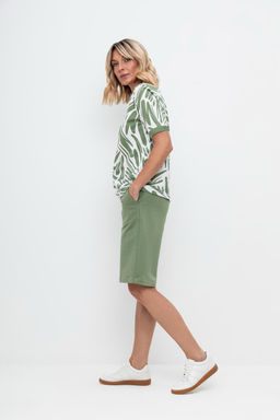 VERY NEAT _ ЕВТ 3220/1/сахар,фактура листьев фуфайка жен  фото 2