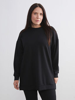 Bisiklet Yaka Kad?n Sweatshirt Tunik