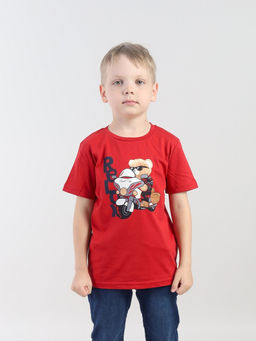 CRB wear / CWKB 63962-32 Футболка для мальчика,терракотовый/Ex.Cherubino