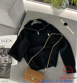 Женский свитер на молнии с высоким воротником - Bruno фото 3