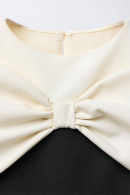 DRESS WITH BOW - Zara фото 3