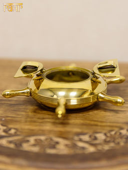 Пепельница Штурвал № Кп5019/1 полиш - Ганг фото 2