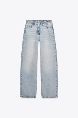 Z1975 STRAIGHT HIGH-WAIST FULL LENGTH JEANS - Zara фото 8