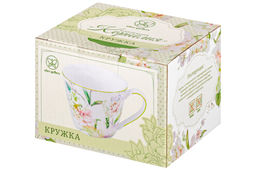 Кружка 420 мл 13,5*10,5*8,5 см Корнелия NEW BONE CHINA, фарфор - Elan gallery фото 5