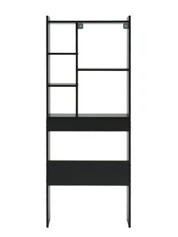Стеллаж напольный «Комфорт» №1, над стиральной машиной, 673×220×1696 мм, цвет графит