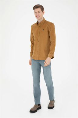 Мужские мятные джинсовые брюки - U.s. polo assn фото 3