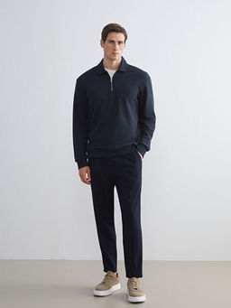 Polo Yaka Erkek Sweatshirt