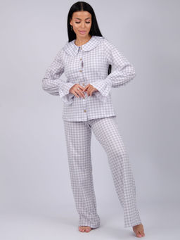 Пижама "Алези" серая, трикотаж