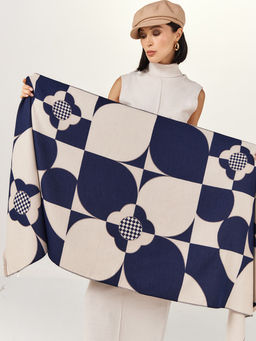 в составе ШЕРСТЬ  и КАШЕМИР Большой, мягкий, теплый  двусторонний палантин - Tantino фото 7