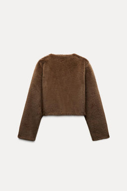 FAUX FUR JACKET - Zara фото 4