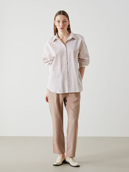 ?izgili Oversize Kad?n G?mlek