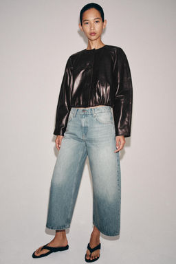 JEANS ZW COLLECTION CULOTTE TIRO MEDIO / Azul claro
