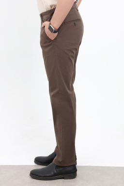 Kahverengi Erkek Dokulu Kumas Pantolon TMNAW26PL00029 - Trendyolmilla фото 2