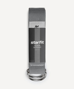 Ремень для йоги STARFIT YB-100 240 см, темно-серый
