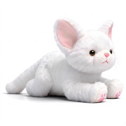 Мягкая игрушка "Кошка Снежинка" 35 см