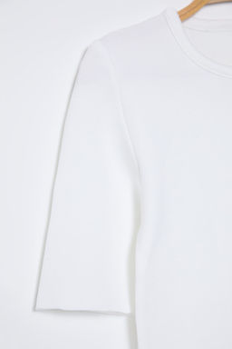 Trendyolmilla Siyah Cizgili Triko Bluz TWOAW23BZ00015 фото 10