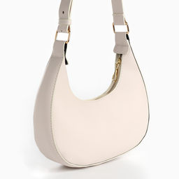 Сумка женская из искусственной кожи, 22×23×6 см, бежевая