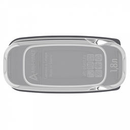 Контейнер для сыпучих продуктов 1,8л, 17х8,5х20,5см, полипропилен, графит (Россия) - Домашняя мода фото 4