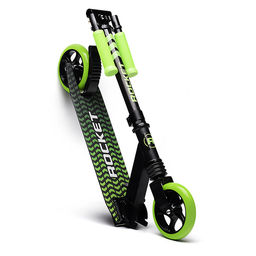 Самокат детский ROCKET, алюминиевый, колеса PU, 145 мм, зелёный