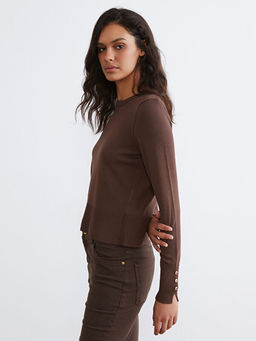 Bisiklet Yaka Kad?n Triko Kazak