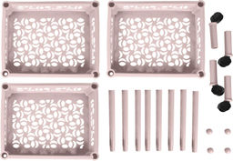 Этажерка прямоугольная 3-полки Prima/Keeplex арт. BQ2828, KL2828