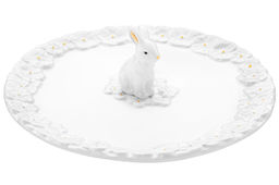 Блюдо сервировочное 23,5*23,5*7 см "Кролик", круглое