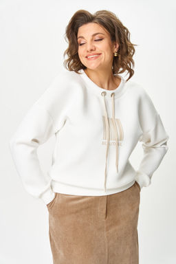 Костюм Michel Chic 1439 бежевый, белый  фото 4