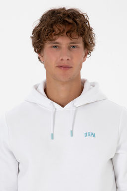 Erkek Beyaz Basic Sweatshirt Sepette S_rpriz _ndirim - U.s. polo assn фото 2