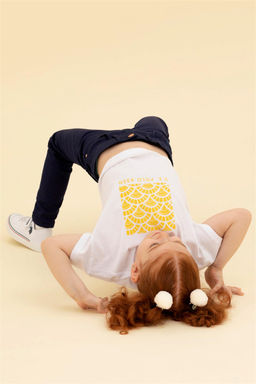 Белая футболка с круглым вырезом для девочек Неожиданная скидка в корзине - U.s. polo assn фото 3