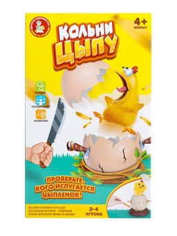 Игра настольная "Кольни цыпу" 4+ (70029) "Десятое королевство"